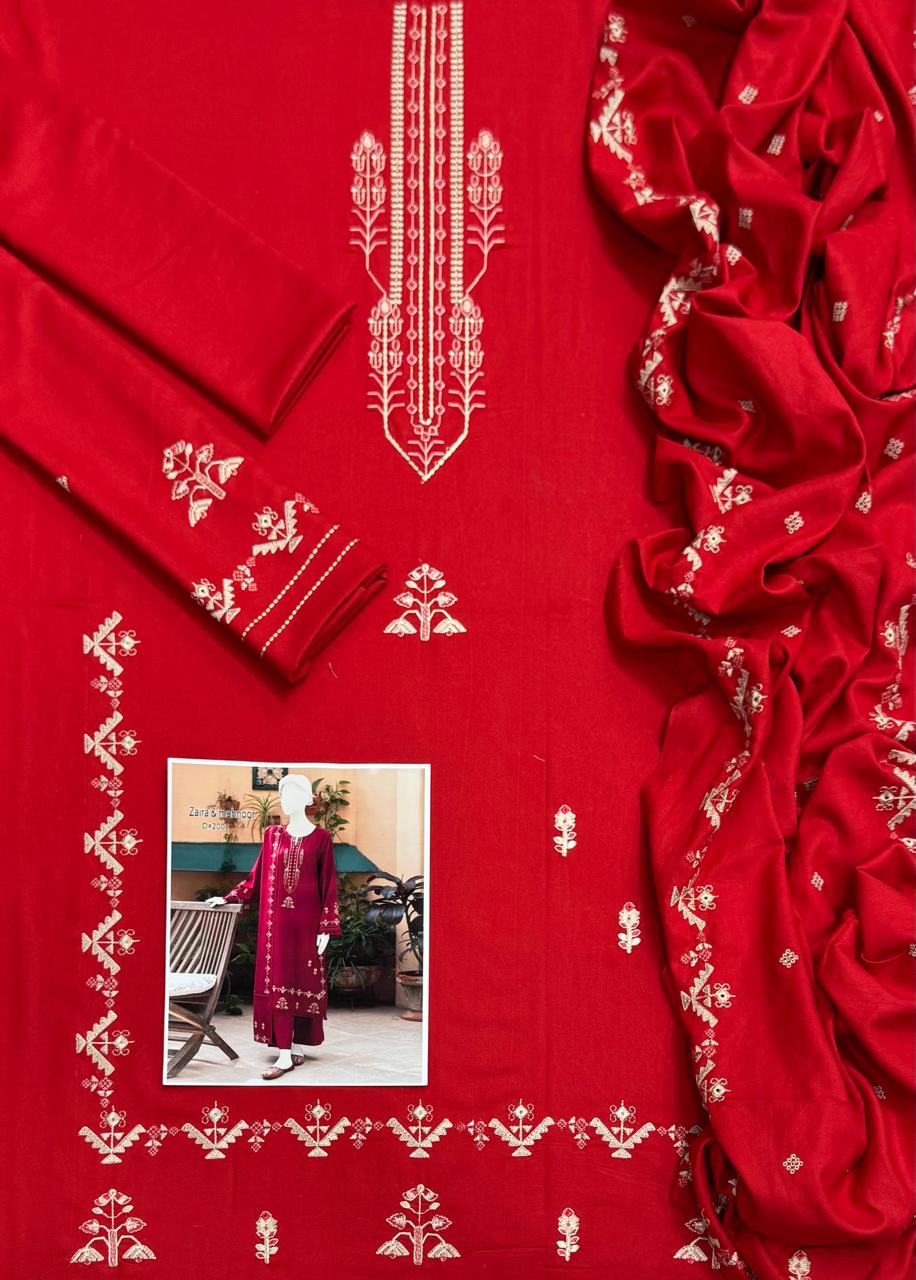 Elegant Embroidered 3pc