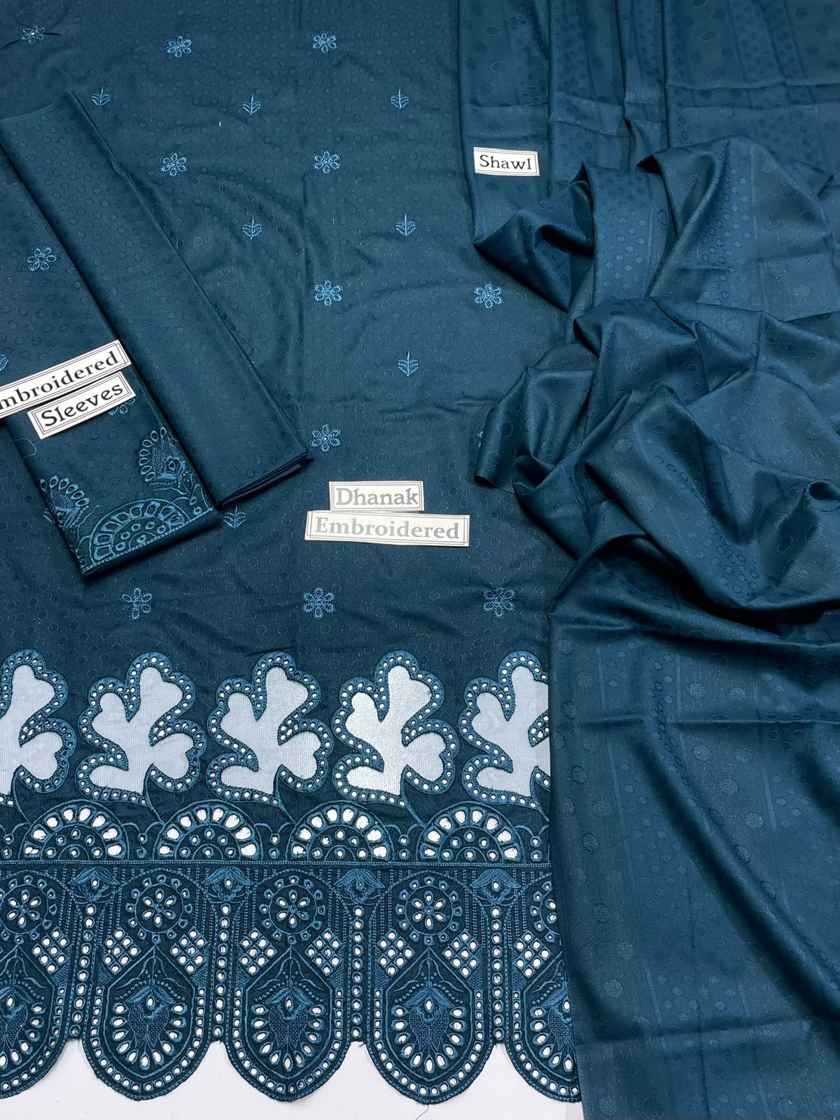 ELEGANT Velvet shawl 3PC