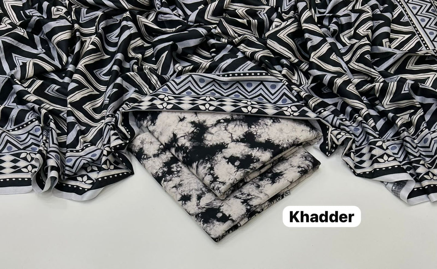 Elegant digital printed khaddar 3pcs