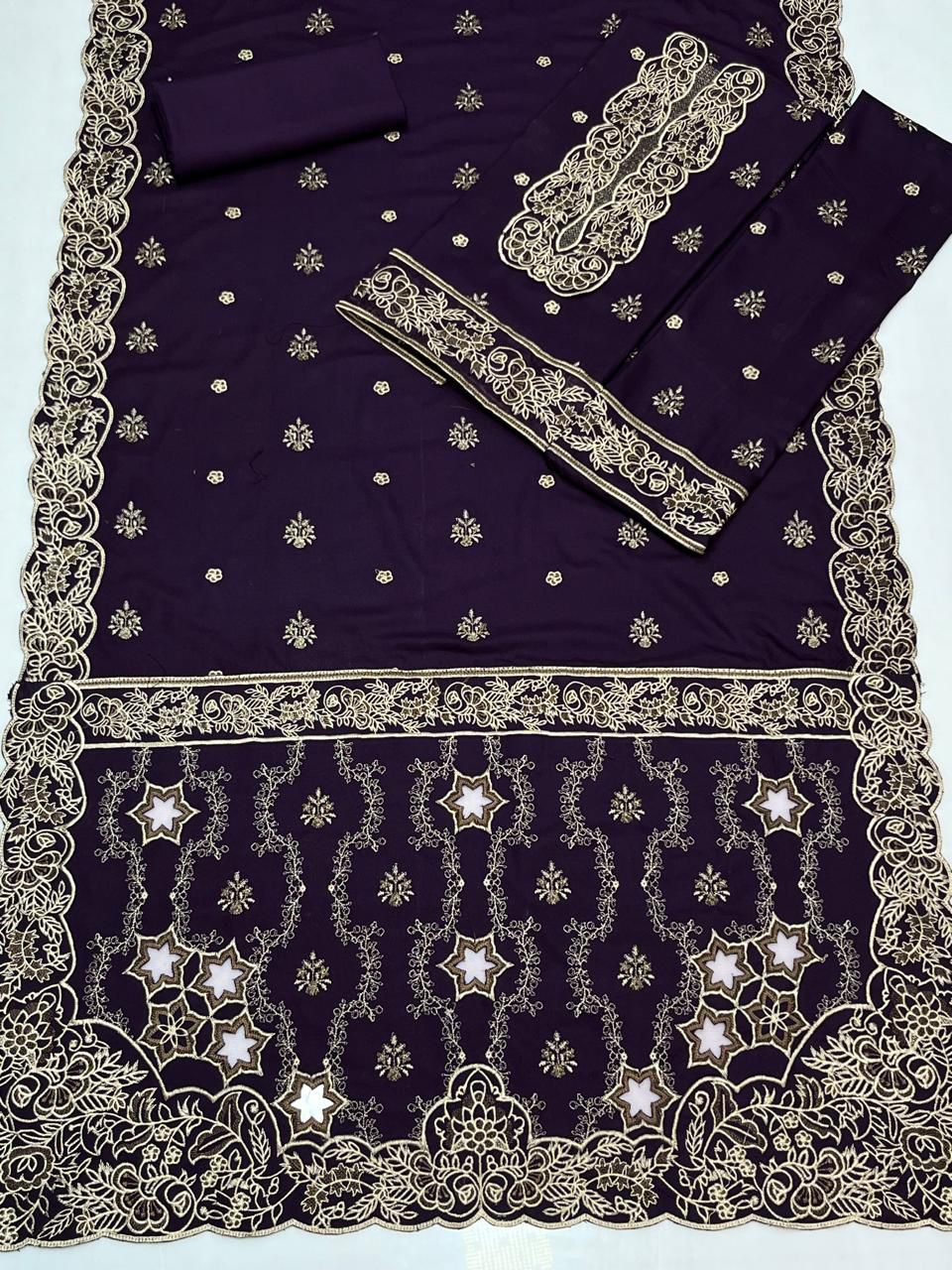 Elegant Embriodered 3PC