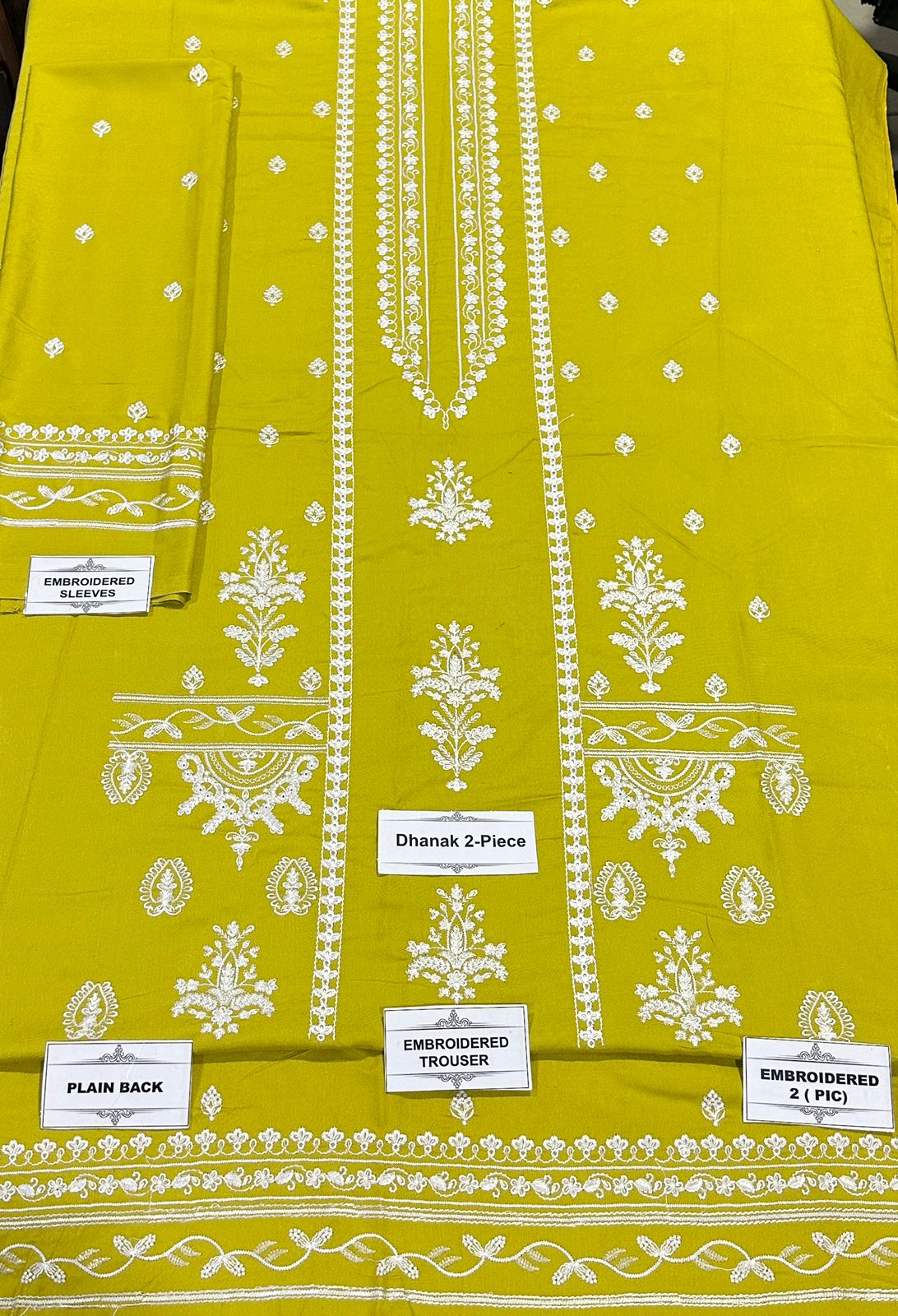 Elegant embriodery 2PC