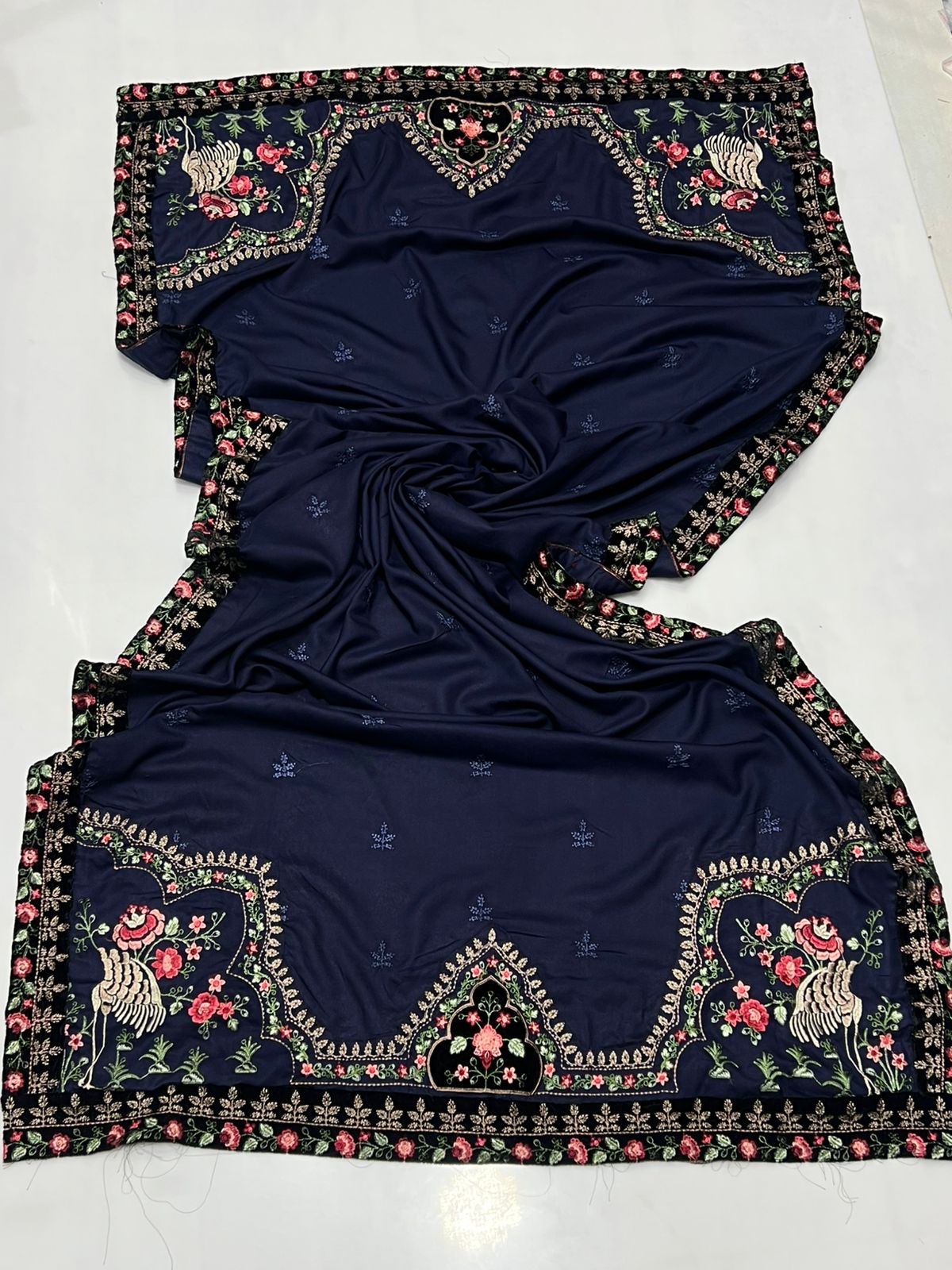 Most Elegant Velvet Embriodered 3PC