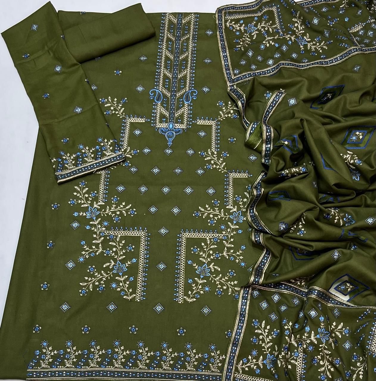 Elegant Laser CUT SHAWLS 3PC