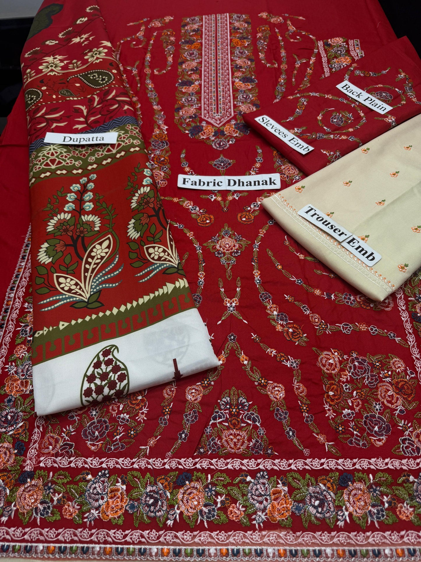 Elegant Embroidered 3PC