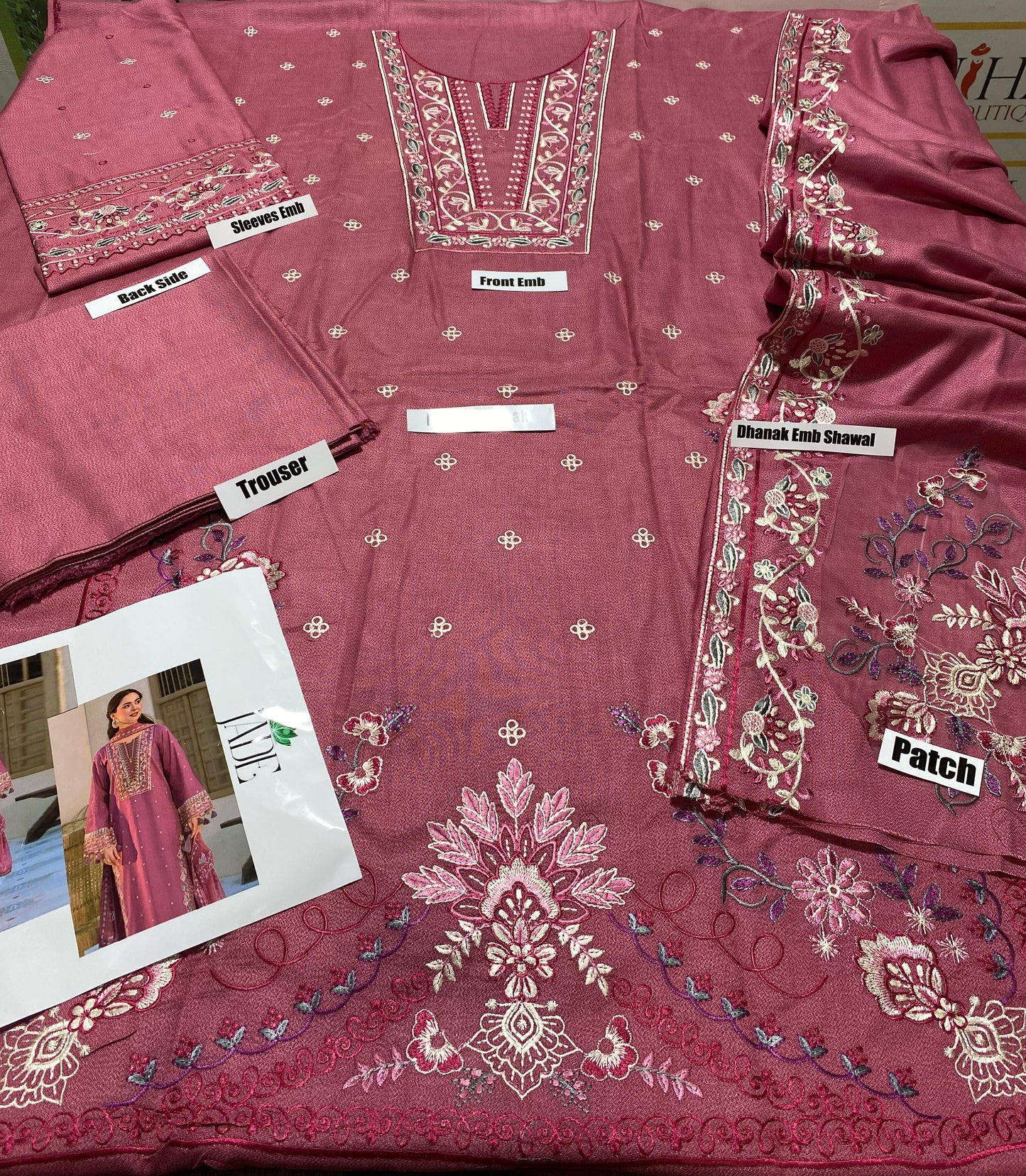 Elegant Embriodered 3PC