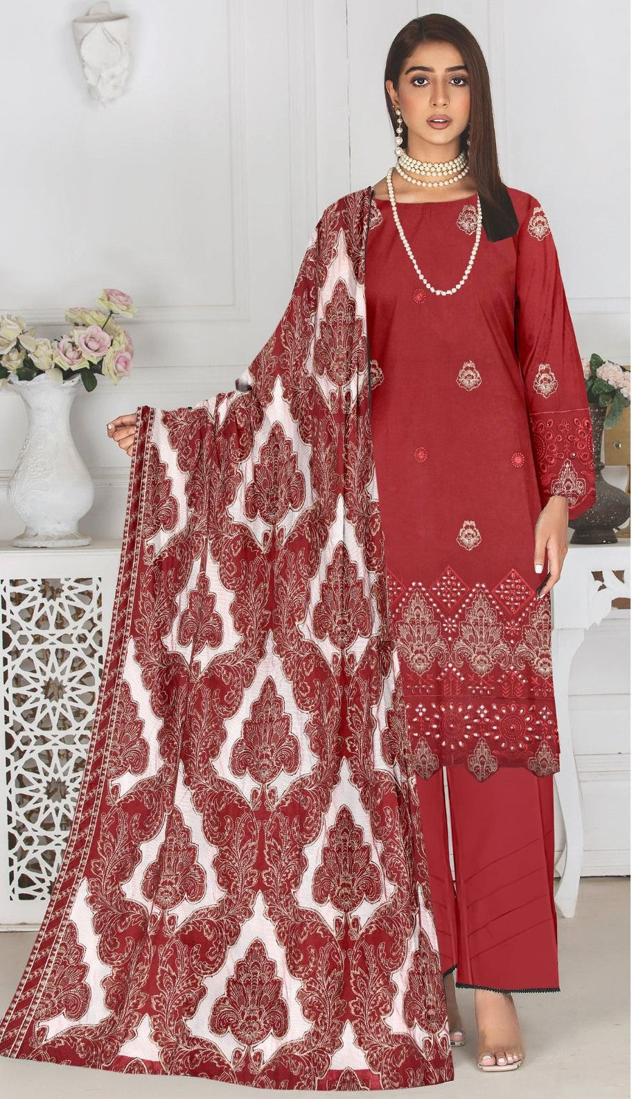 Elegant Emb Laser Cut 3PC