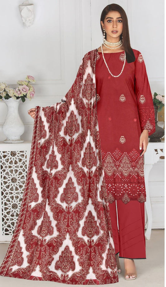 Elegant Emb Laser Cut 3PC