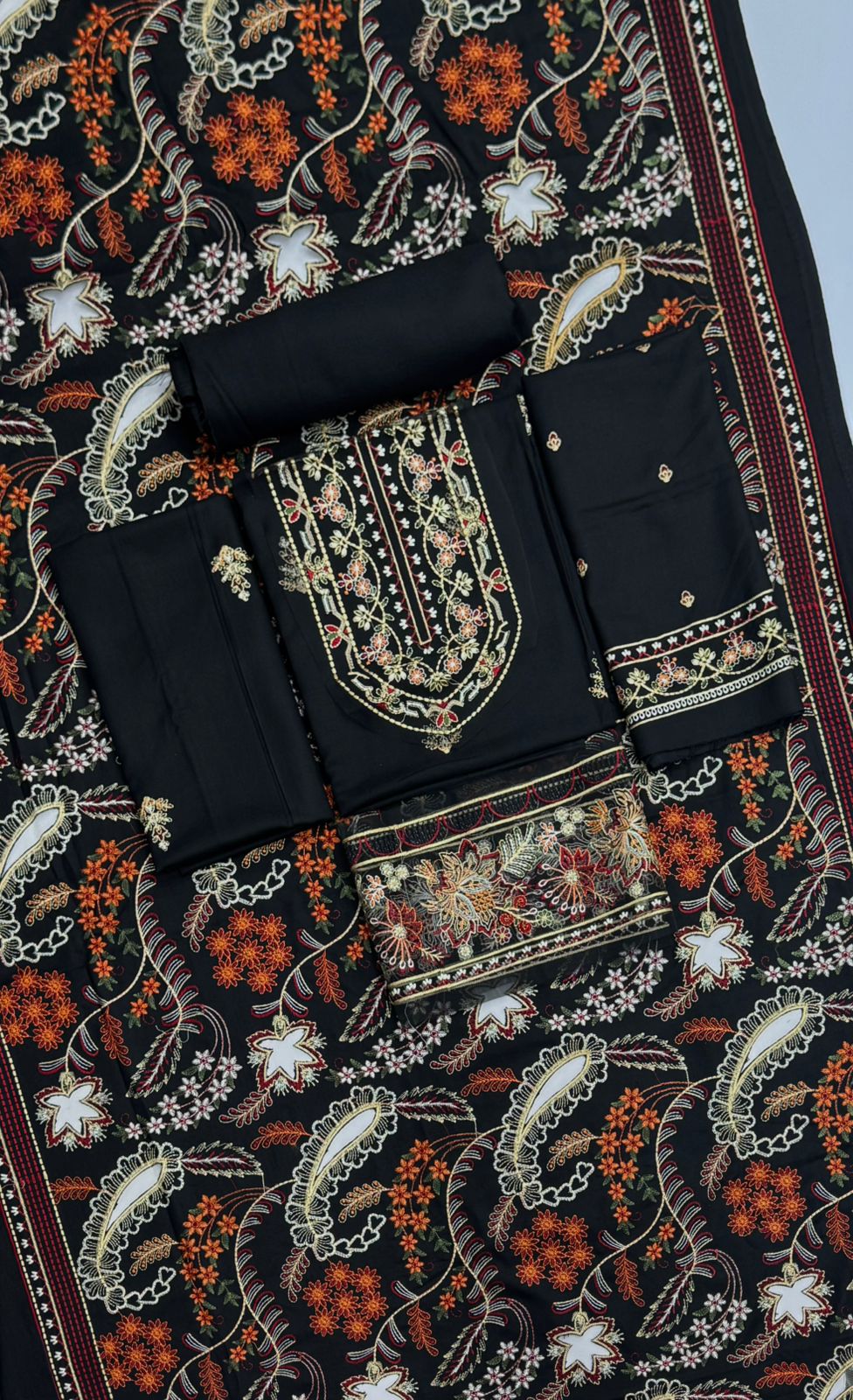 Elegant Embroidered 3PC