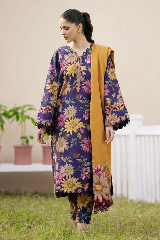 Elegant Digital printed khaddar 3pcs