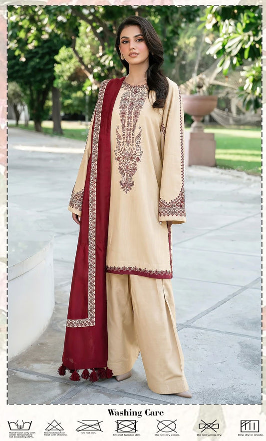 Elegant Embroidered 3PC