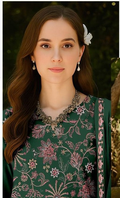 Premium embroidered 3pc