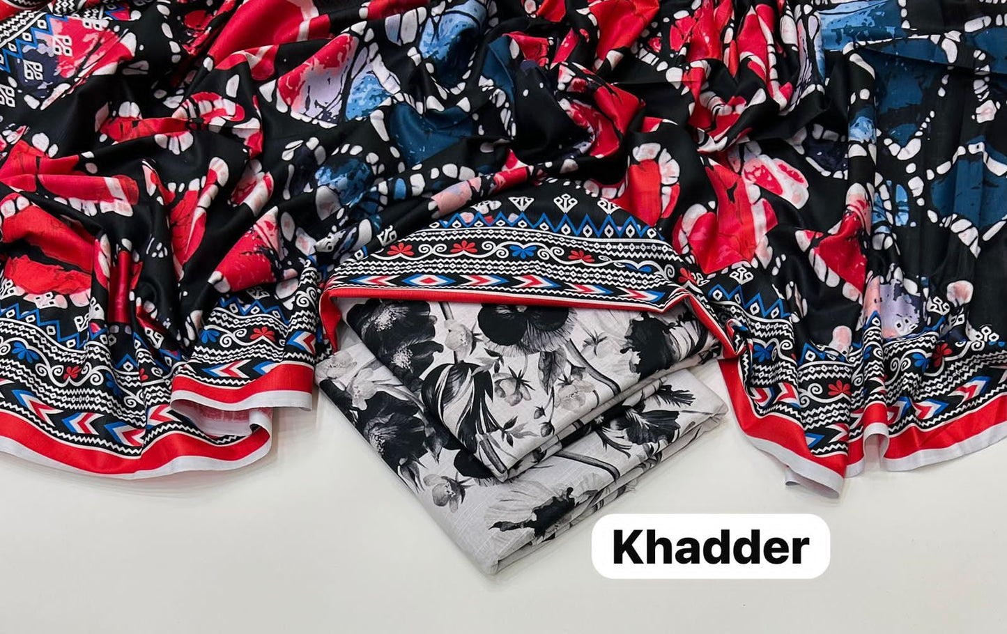 Elegant digital printed 3pcs