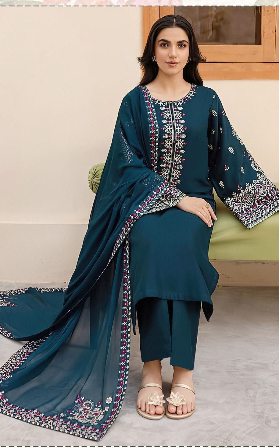 Most Elegant Embriodered 3PC