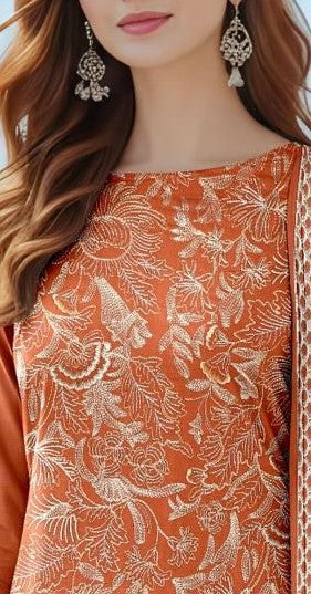 Premium embroidered 3pc