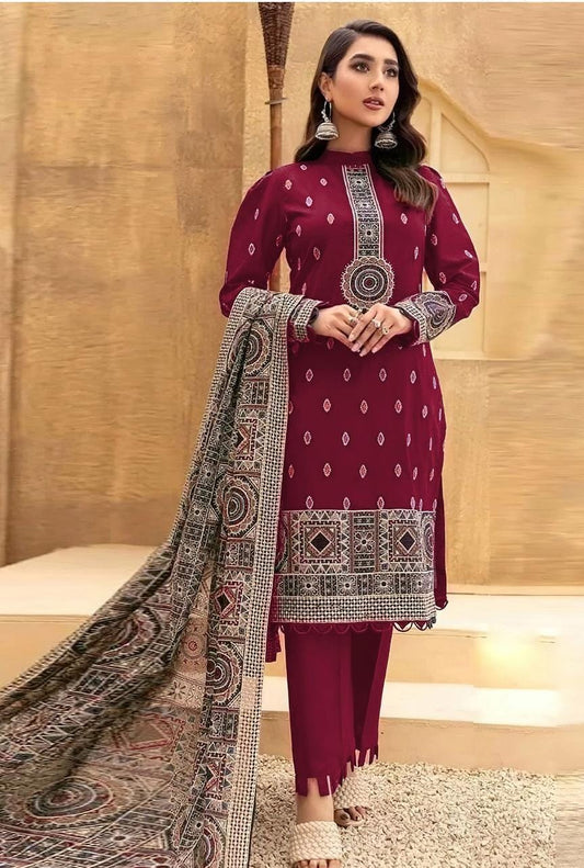 Elegant heavy shawl 3PC