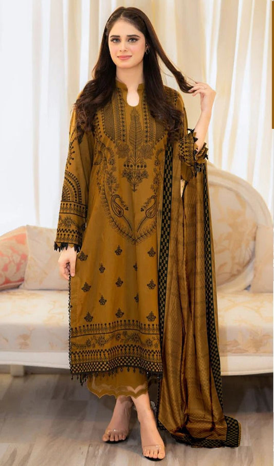 Most Elegant Embroidery 3PC