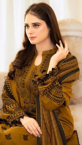 Most Elegant Embroidery 3PC