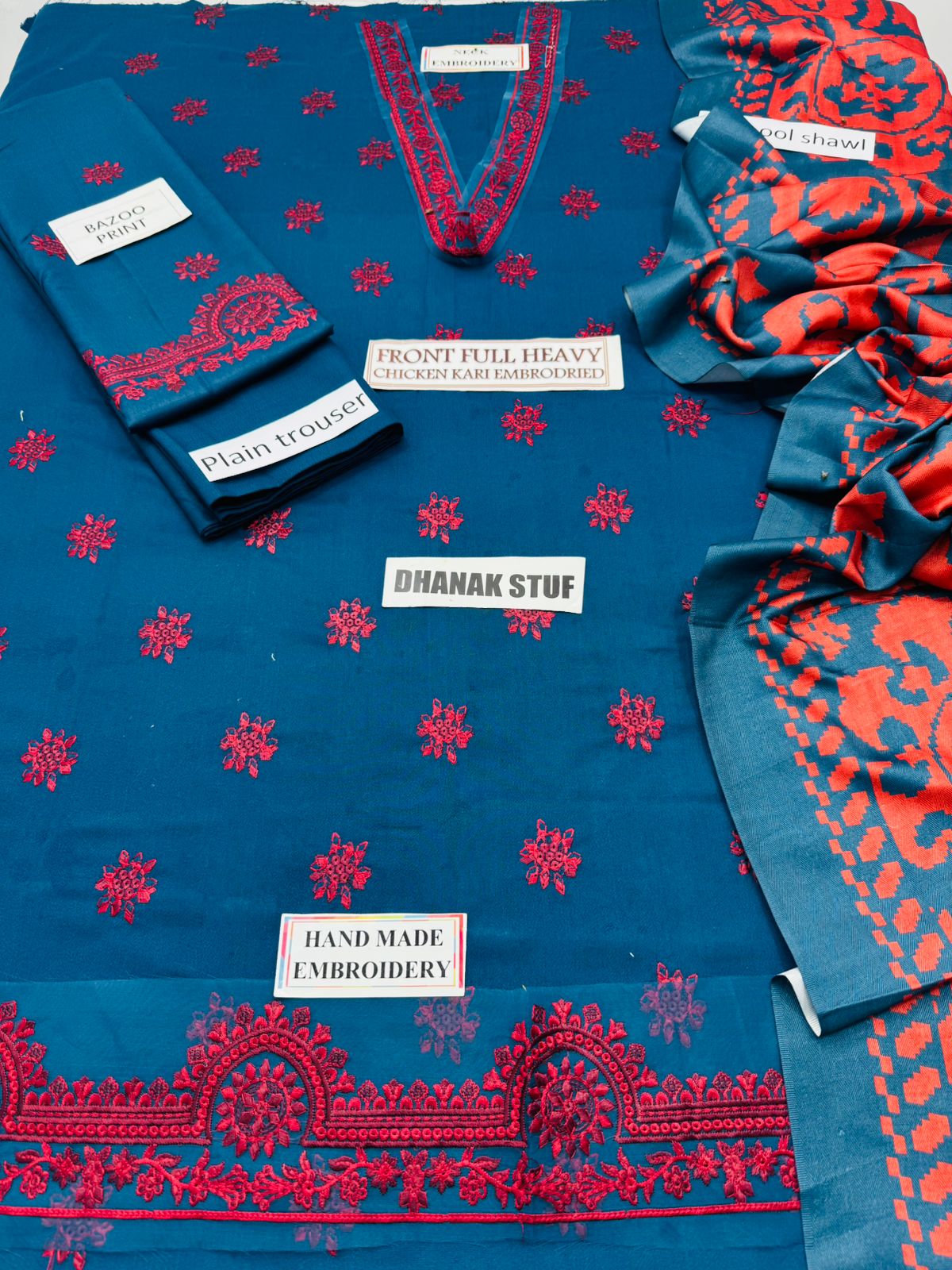 Elegant Embriodery 3pcs