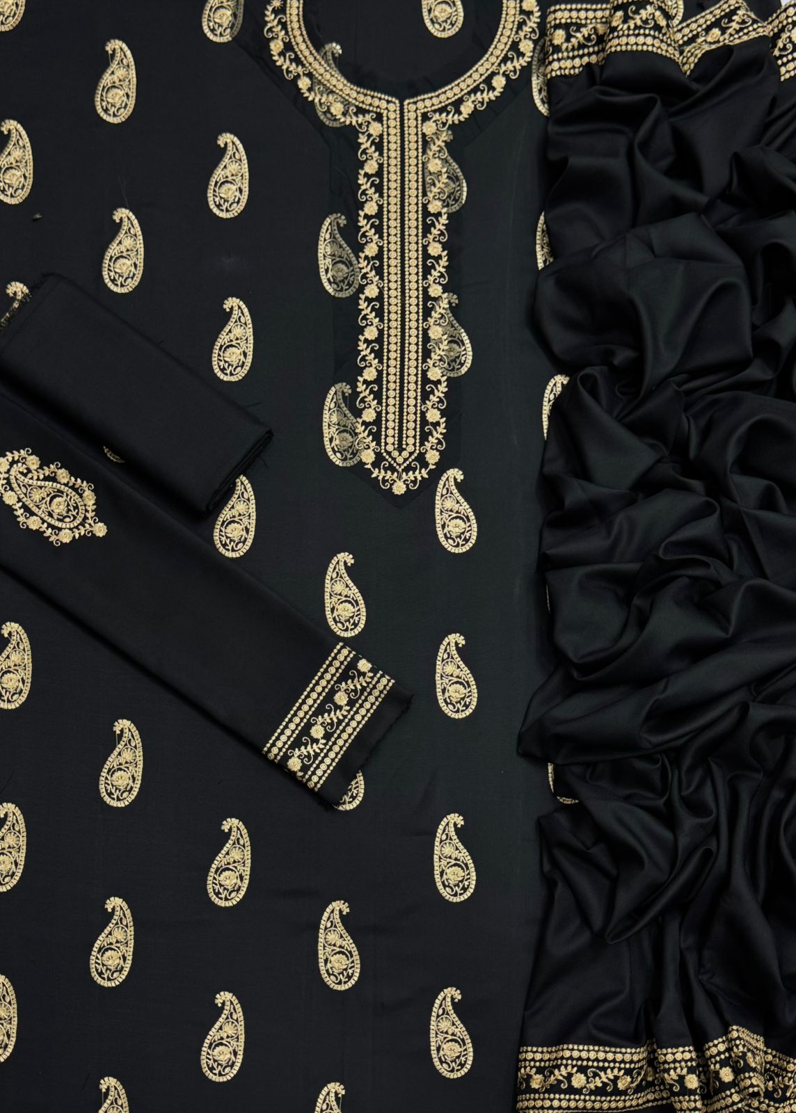 Elegant Embroidered 3PC