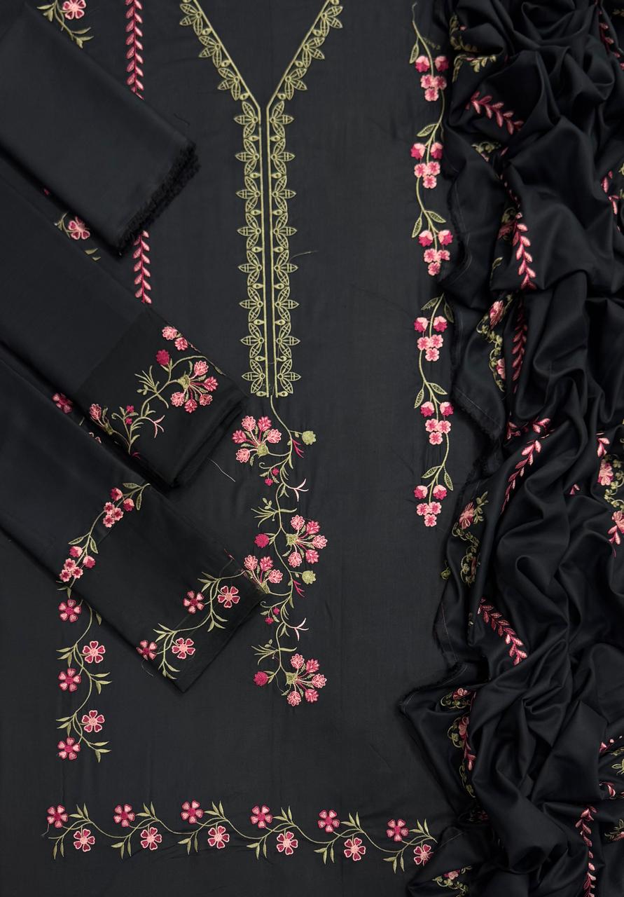 Elegant Embroidered 3PC