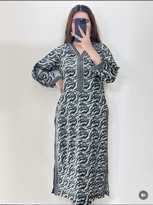 Elegant khaddar Digital printed 3pcs