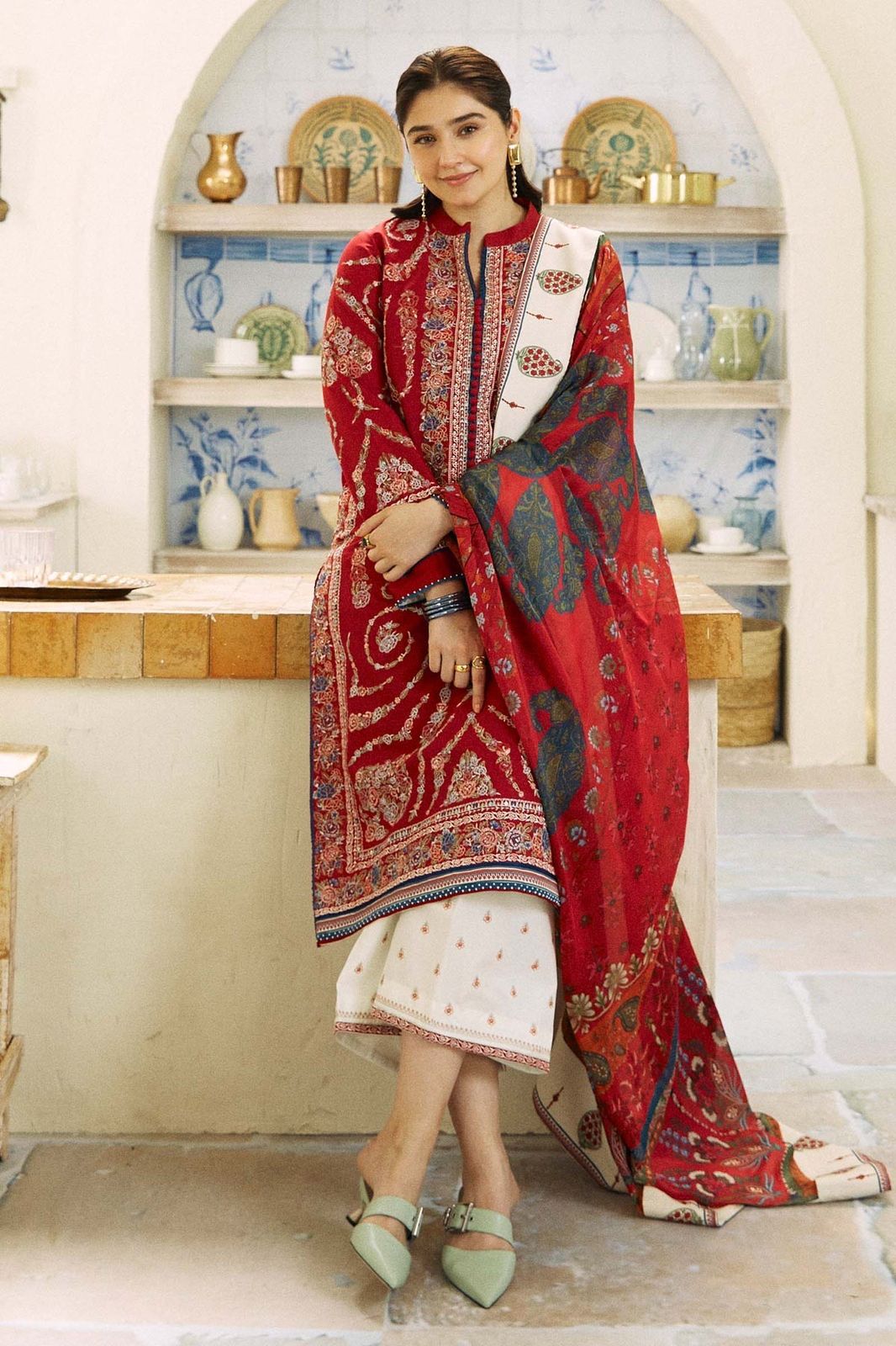 Elegant Embroidered 3PC