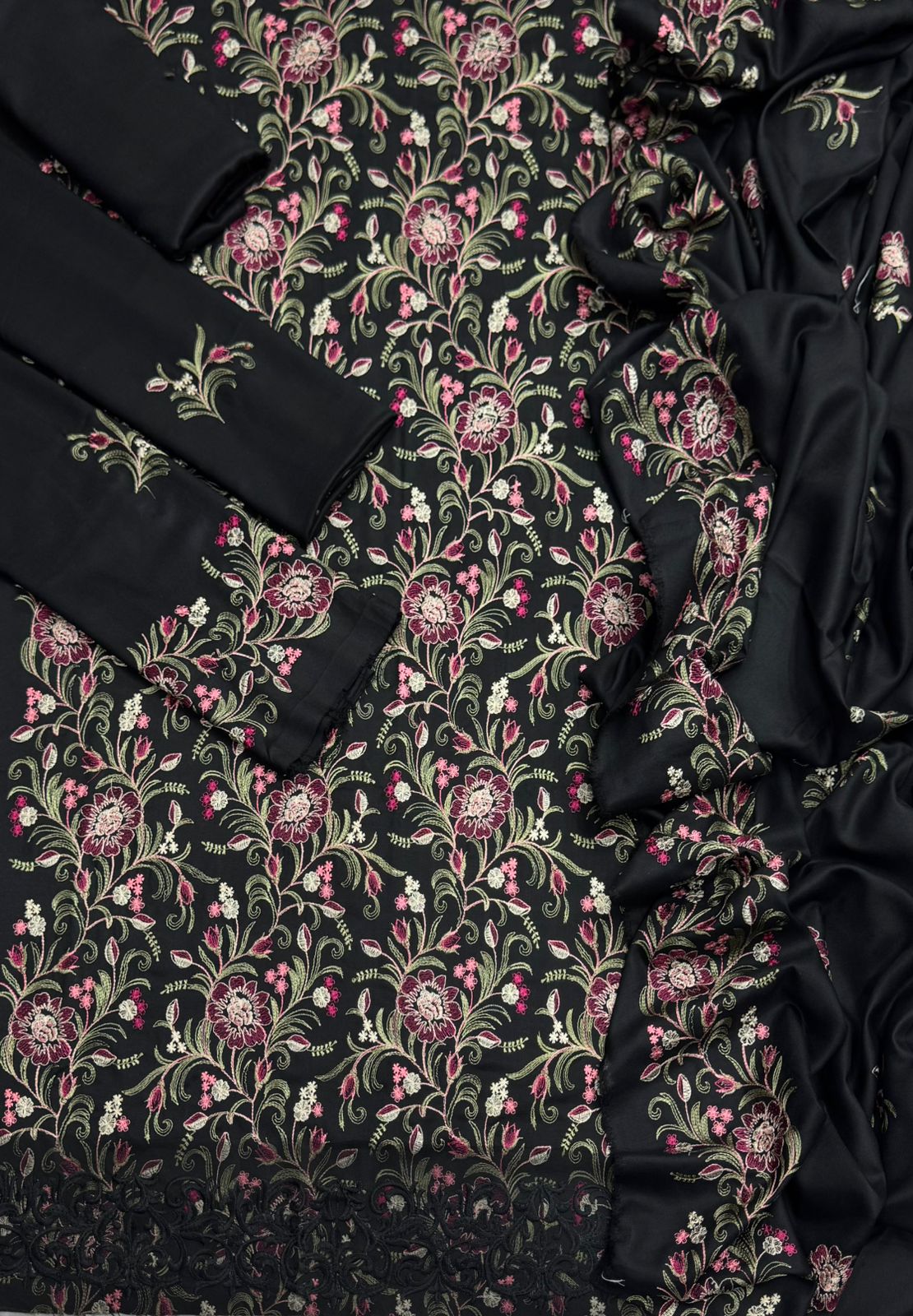 Elegant Embroidered 3PC