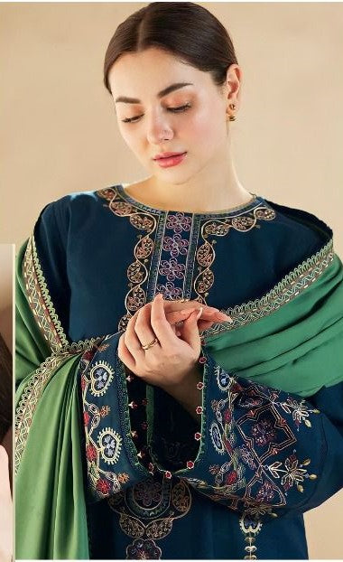 Elegant embroidered 3Pc