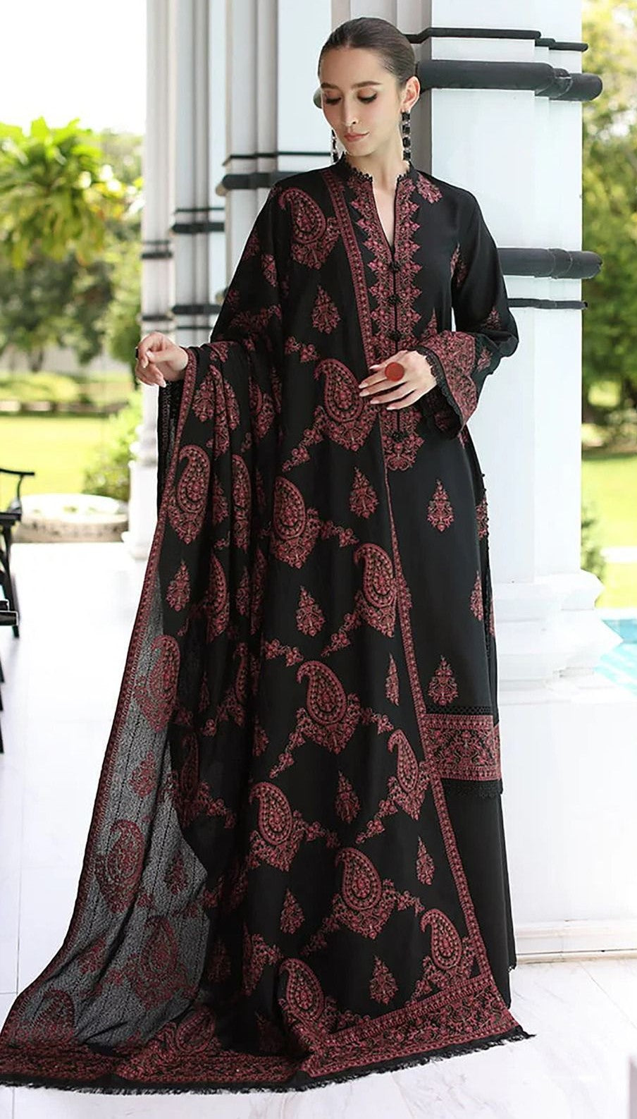 Elegant HEAVY Shawl 3PC