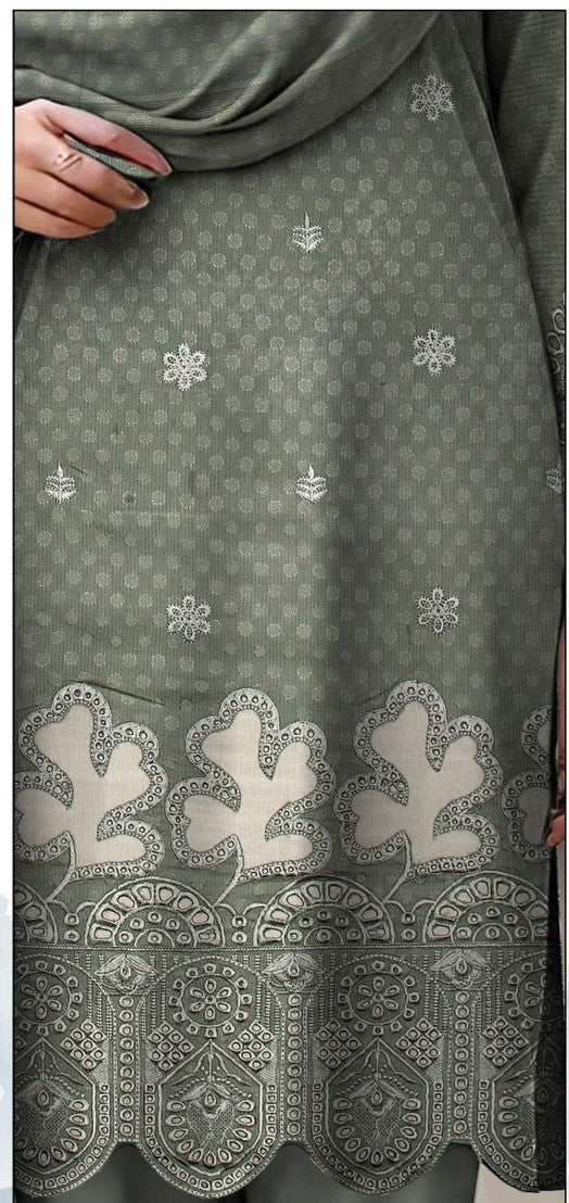 Elegant velvet shawl 3PC