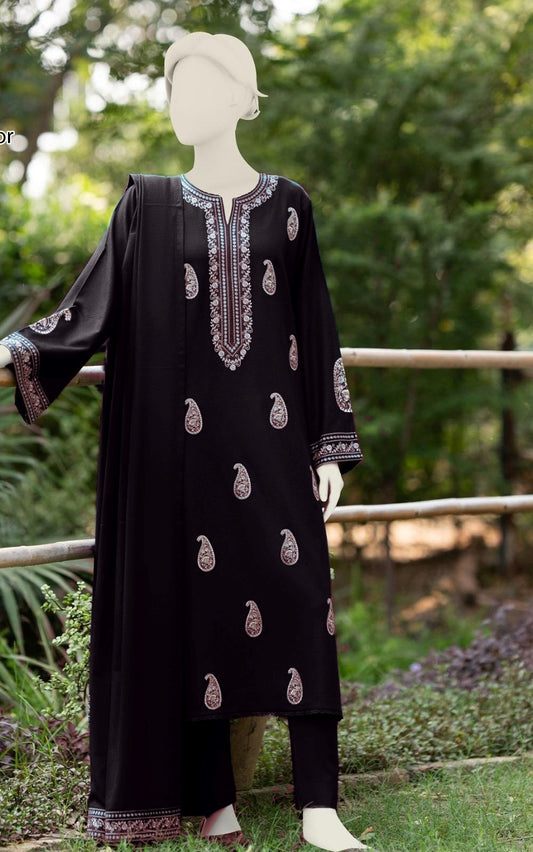 Elegant Embroidered 3PC