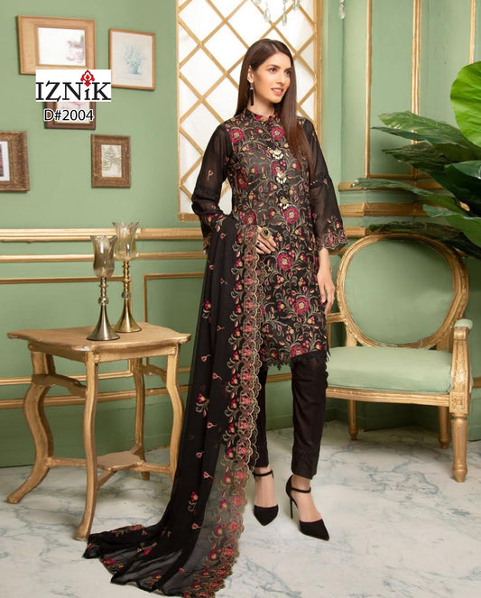 Elegant Embroidered 3PC