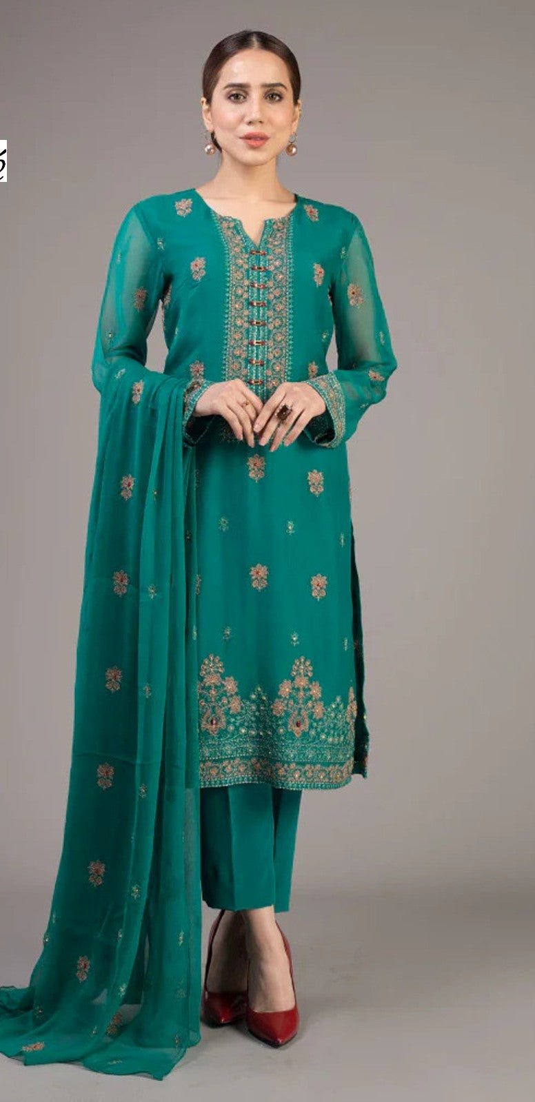 Elegant Embroidred 3PC