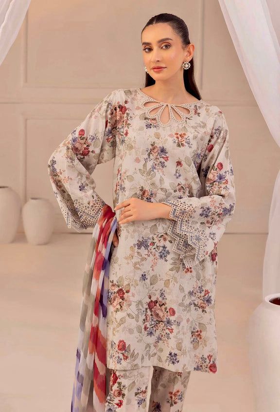 Adorable Silk Digital printed 3pcs