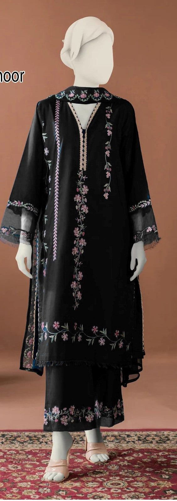 Elegant Embroidered 3PC