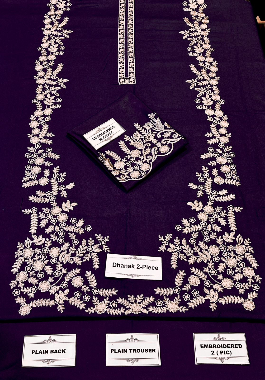 Elegant Embriodery 2pc